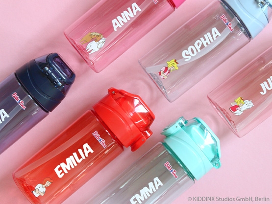 Bibi & Tina Trinkflasche mit Namen