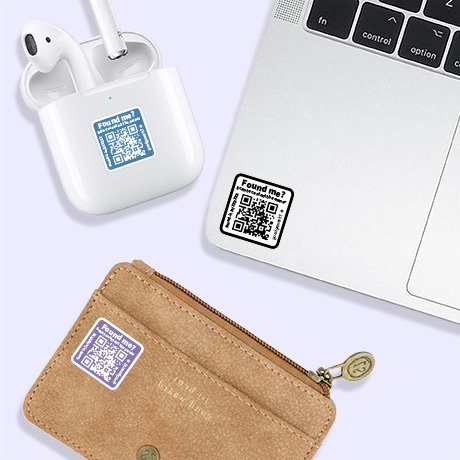 Lost & Found QR-stickers 