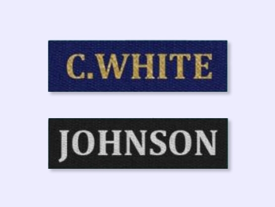 Sew-on ID tags - 1 inch