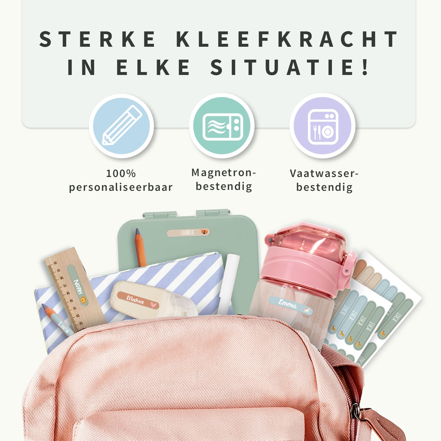 Mini Thema Naamstickers