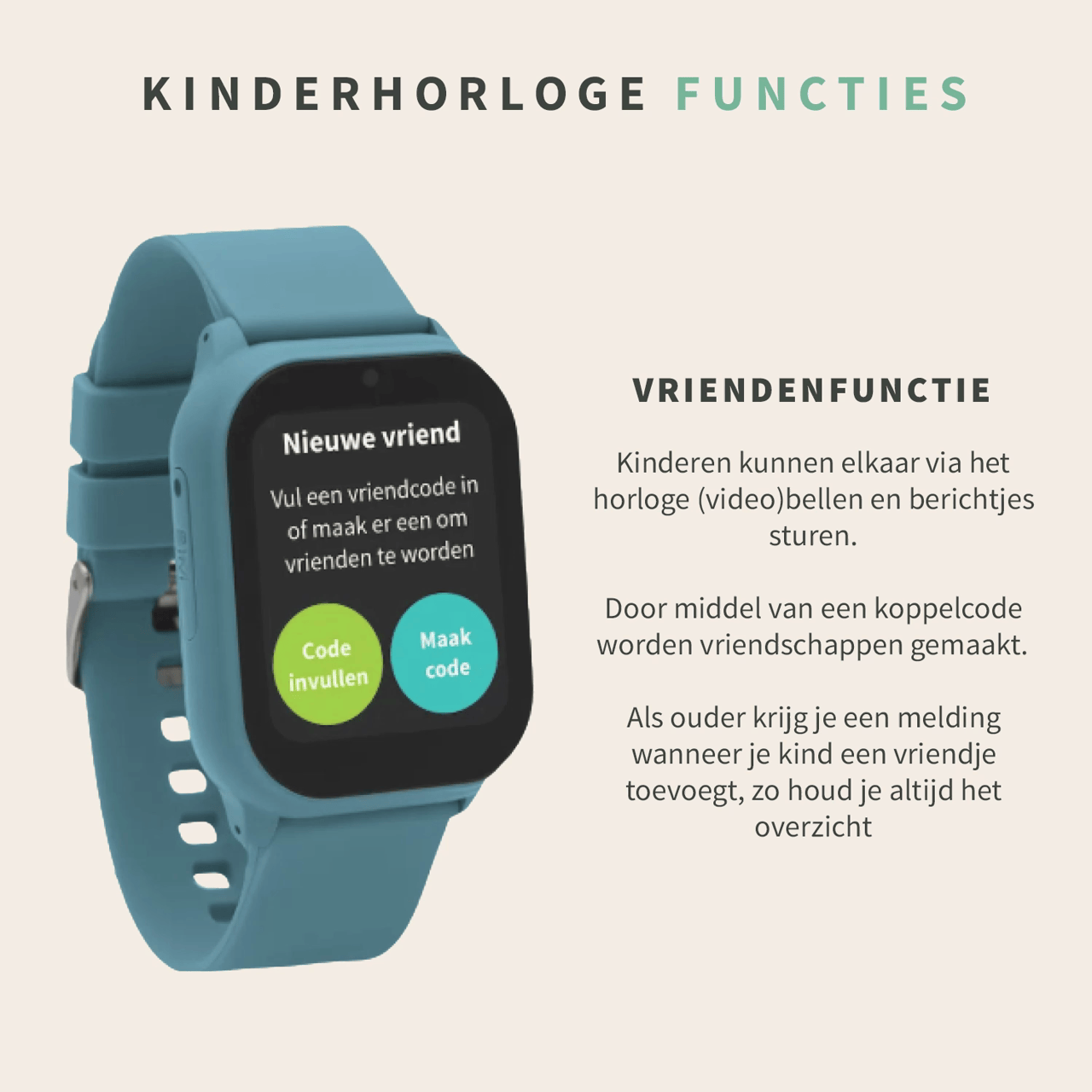 GPS-horloge voor kinderen - Connect YOU