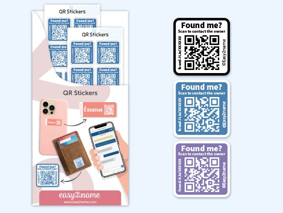 Lost & Found QR-stickers 