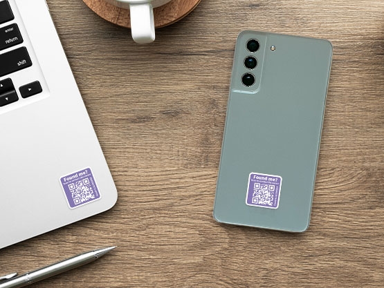 Lost & Found QR-stickers 