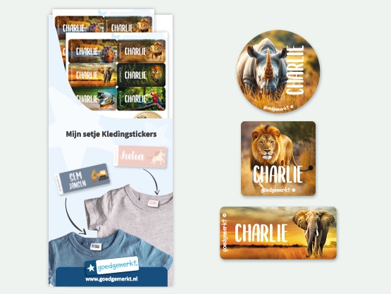 Kledingsticker Voordeelset - Real World