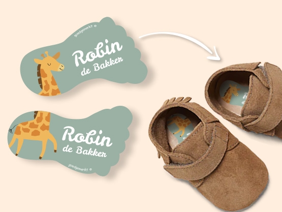 Prénatal X Goedgemerkt - Gratis Schoenlabels