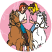 Duo Horse Pink