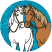 Horses Blue
