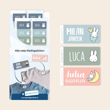 Nijntje Kledingstickers