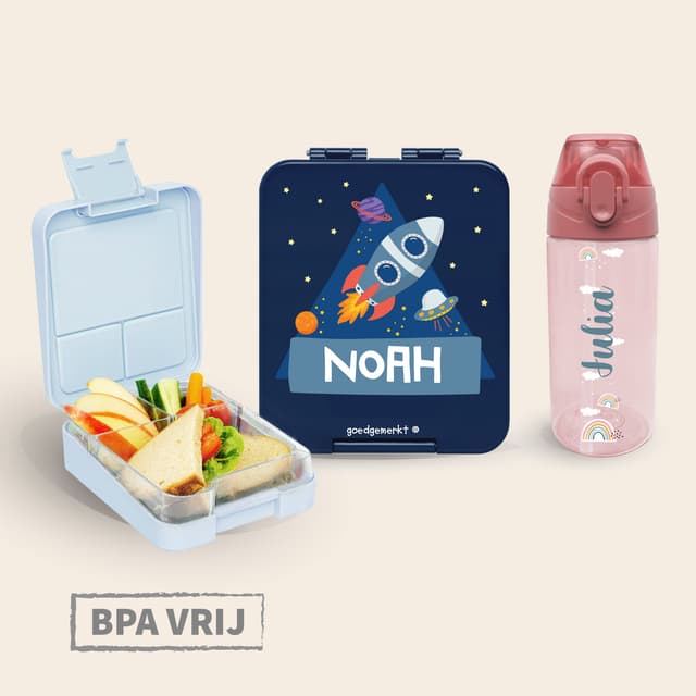 Lunchset – Broodtrommel & Drinkfles 