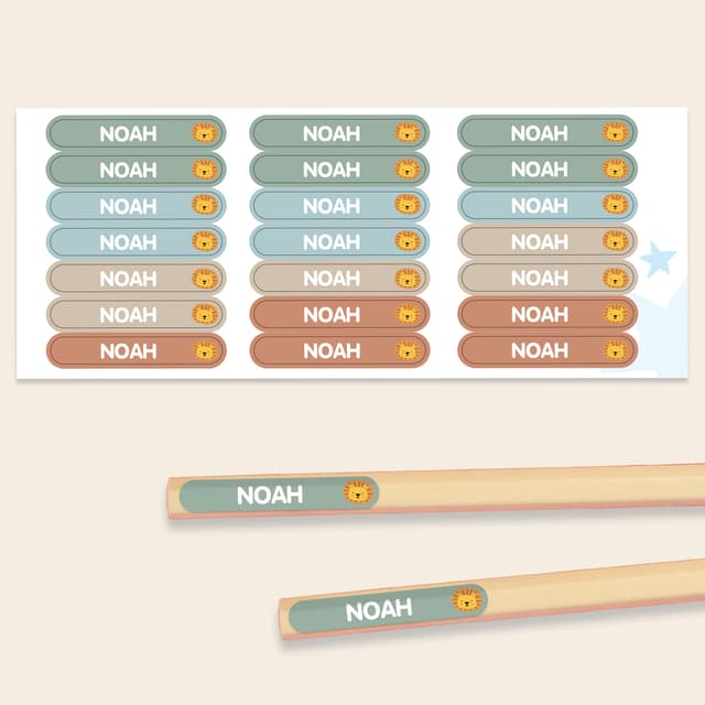 Mini Naamstickers