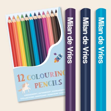 Gepersonaliseerde Kleurpotloden