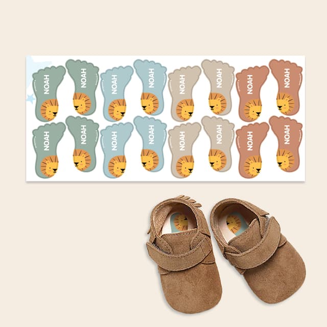 Gepersonaliseerde Schoenlabels