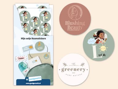 Ontwerp je eigen ronde stickers