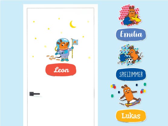 Die Maus Türaufkleber