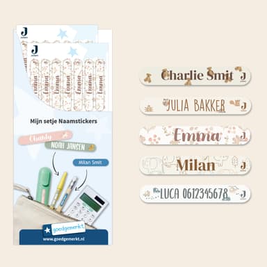 Mini Naamstickers - Jollein