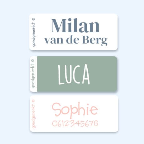 Kledingstickers - Eenkleurig