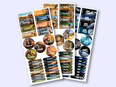 Naamsticker Voordeelset - Real World