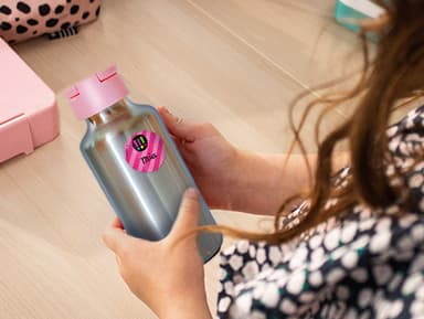 Runde Namensaufkleber – Die drei !!! Kids