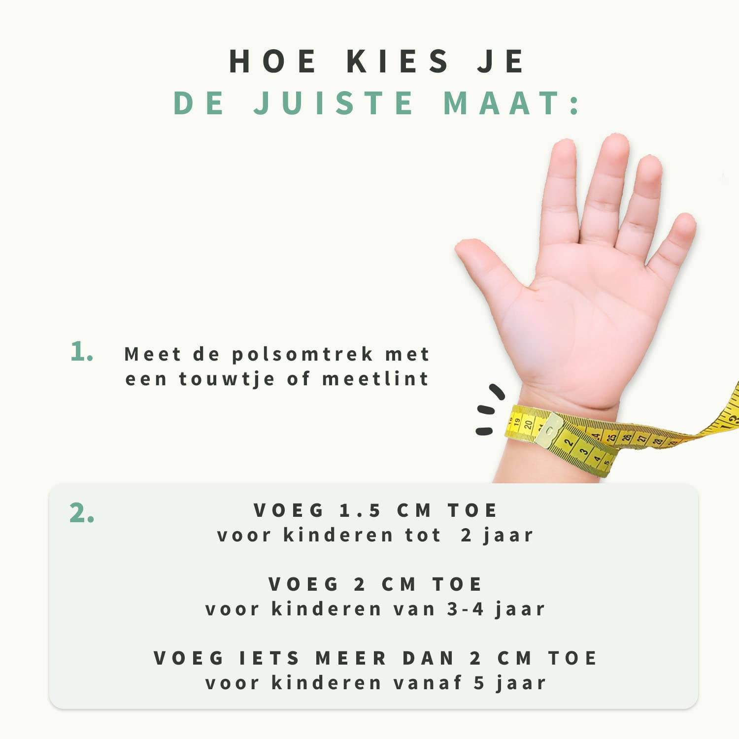 SOS Armband kind