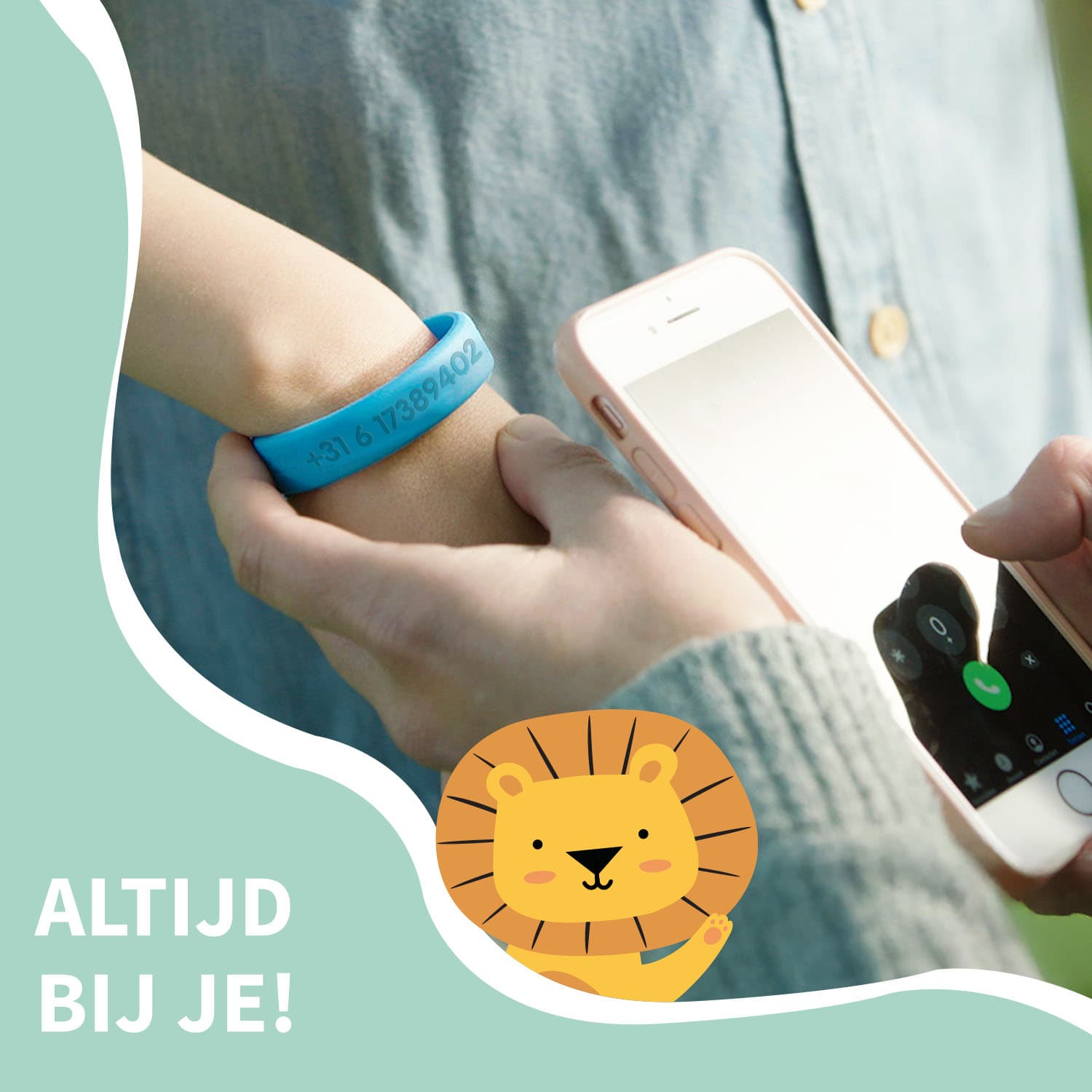 SOS Armband kind