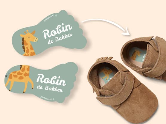 Prénatal X Goedgemerkt - Gratis Schoenlabels