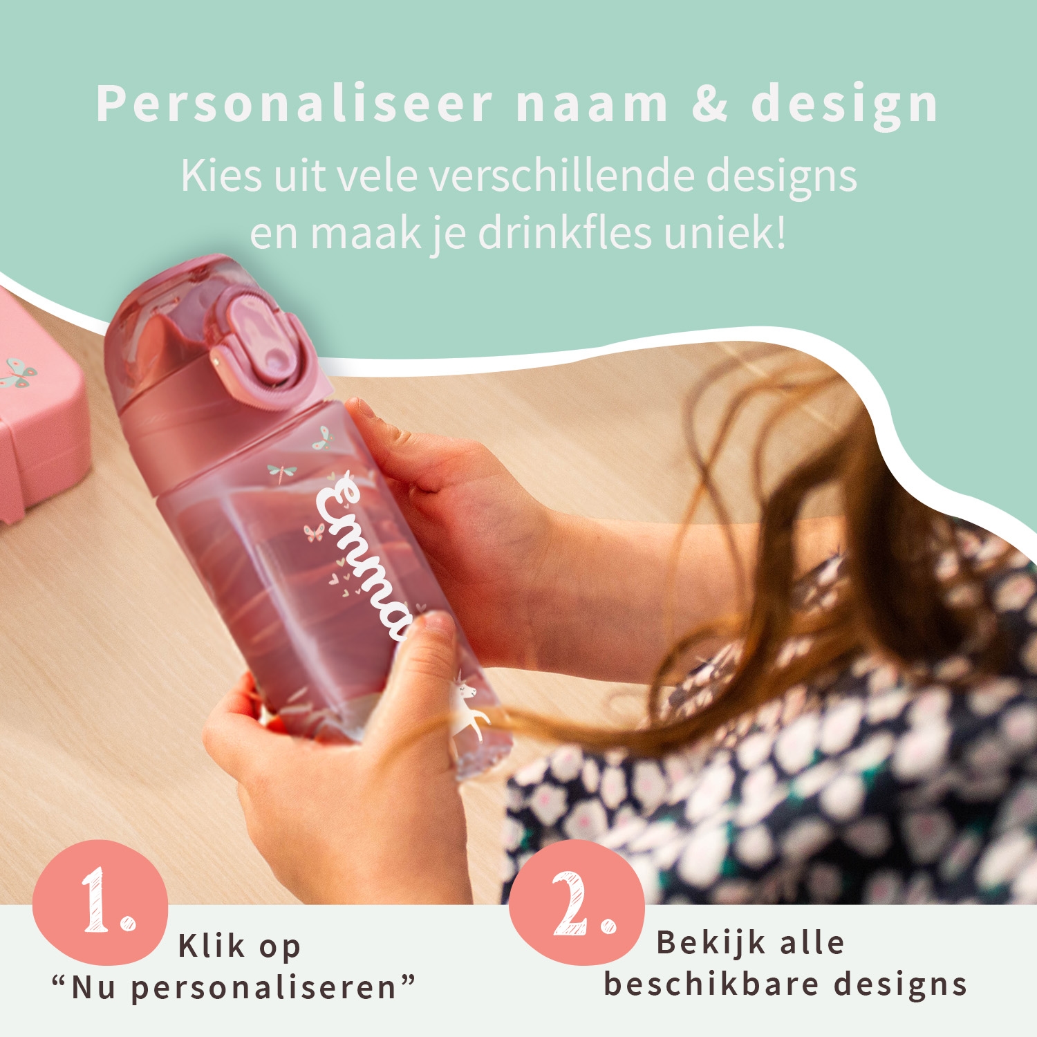 Drinkfles met naam