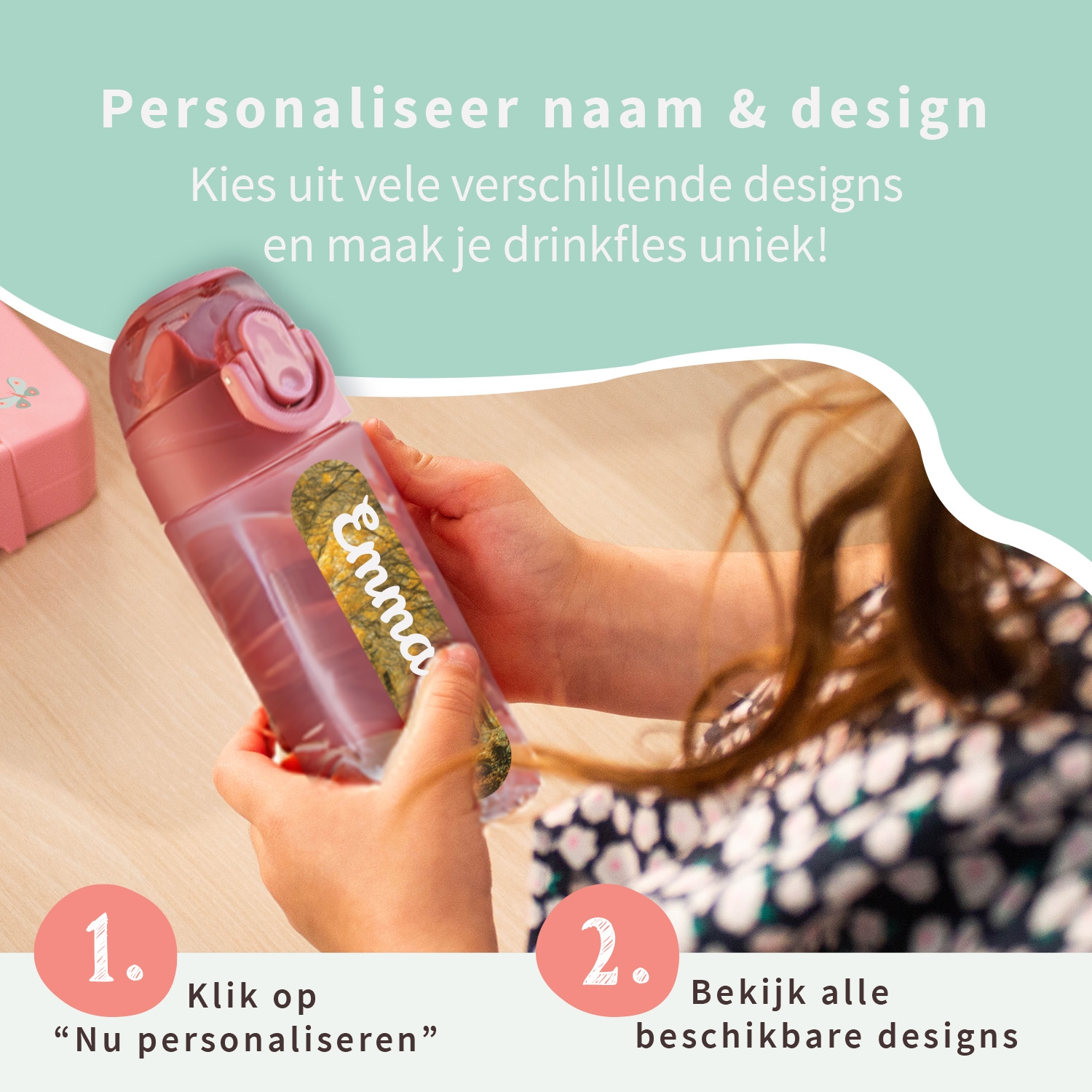 Drinkfles met naam – Real World