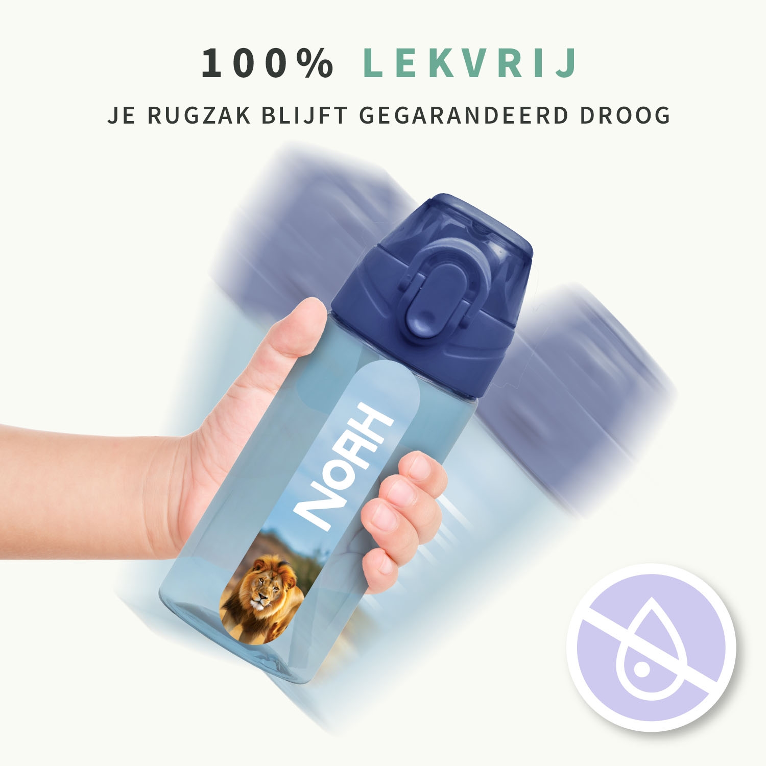 Drinkfles met naam – Real World