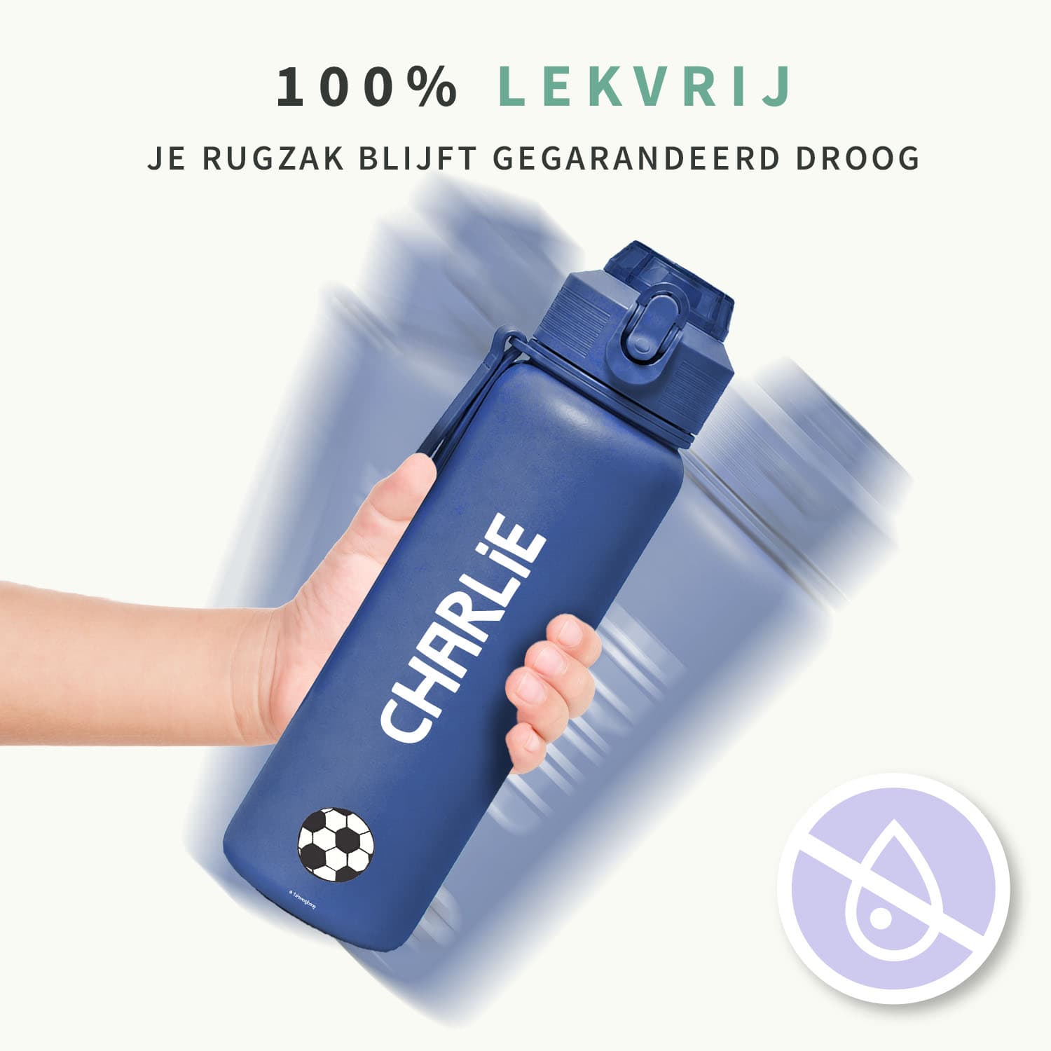 RVS drinkfles met naam