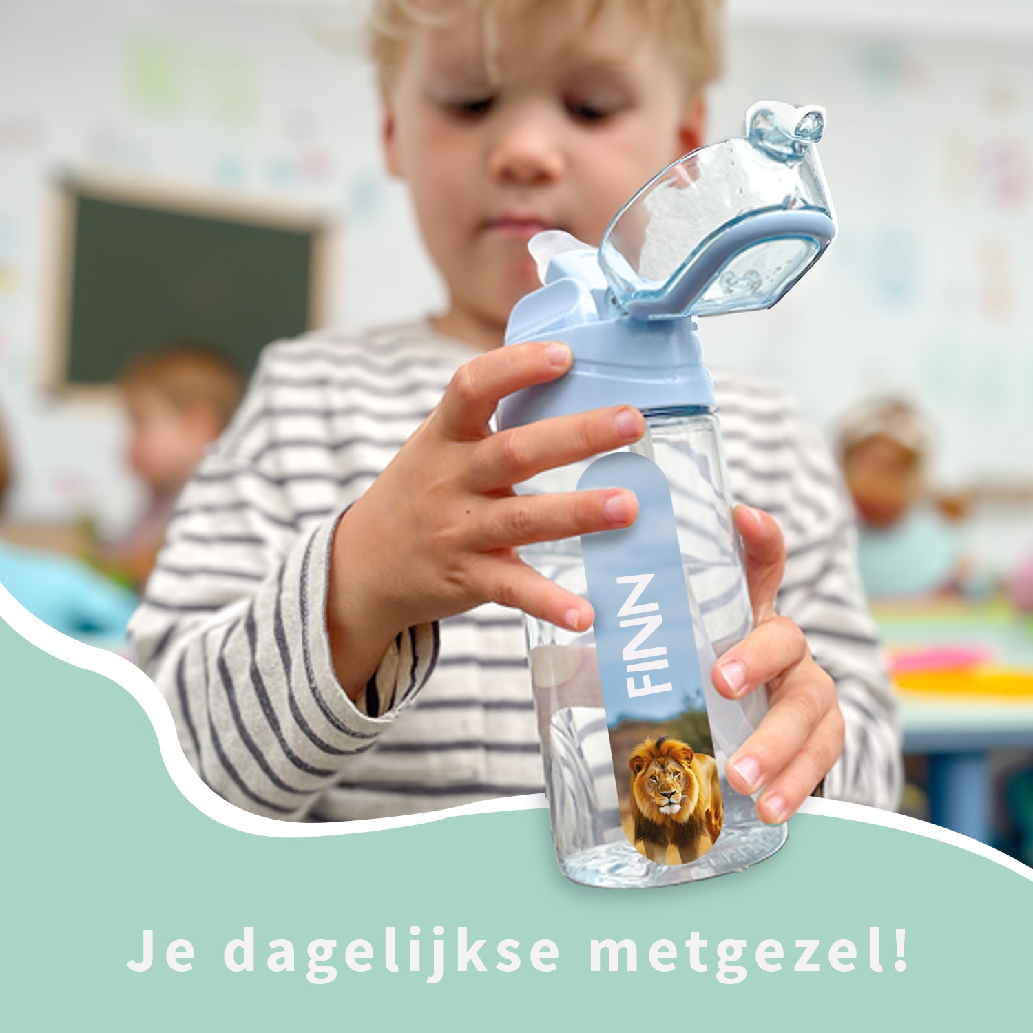 Drinkfles met naam – Real World