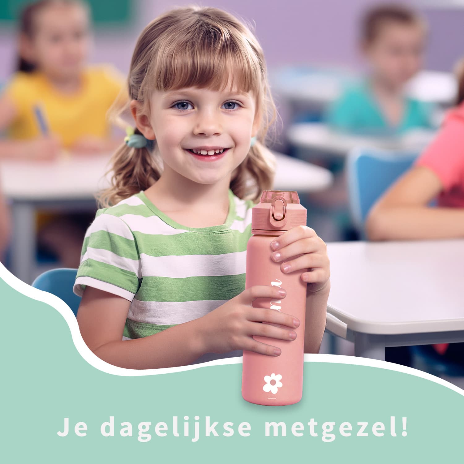 RVS drinkfles met naam