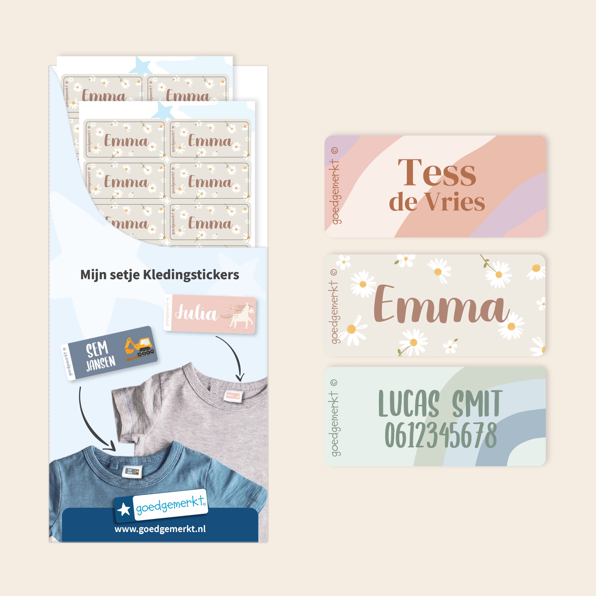 Design Kledingstickers