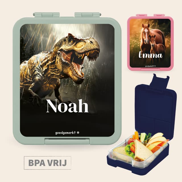 Broodtrommel met naam – Real World