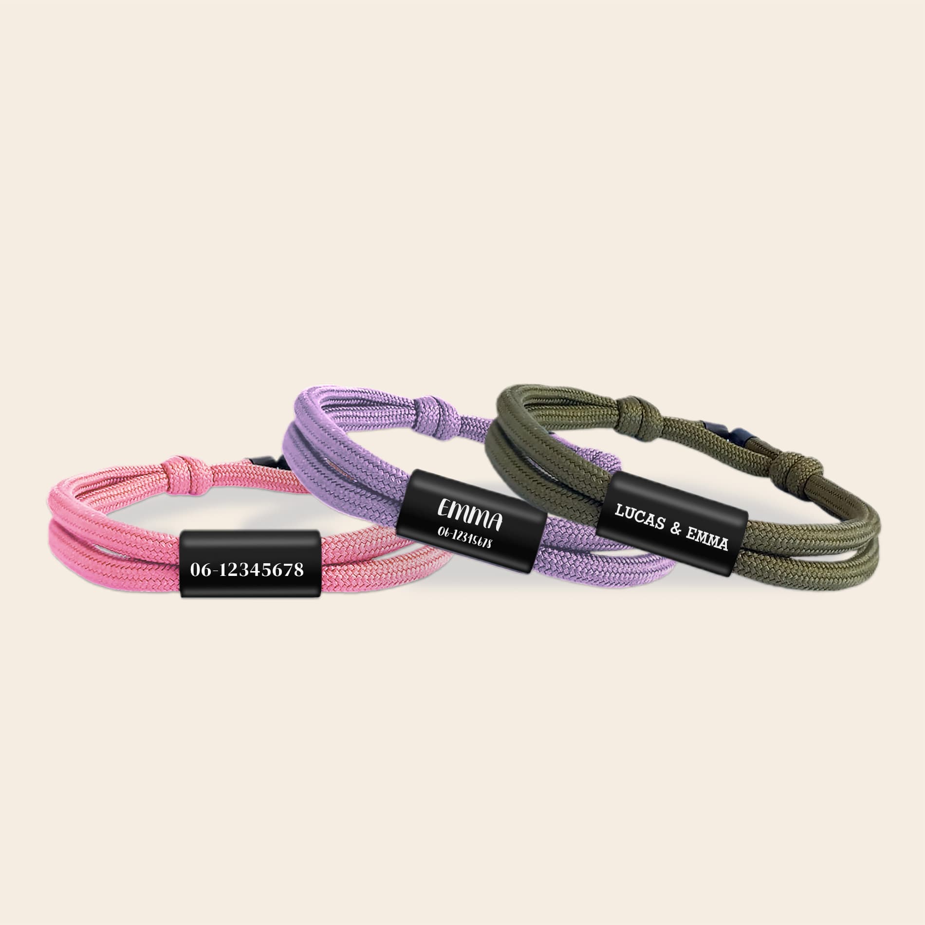 Gepersonaliseerd Naambandje – Luxe