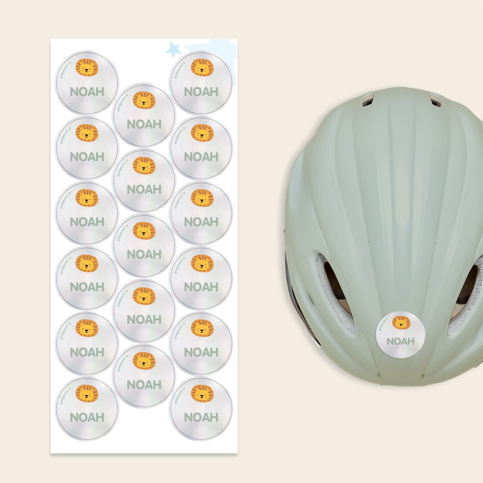 Reflecterende Naamstickers - Thema