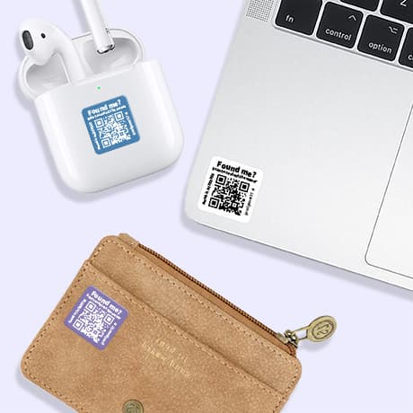 Lost & Found QR-stickers