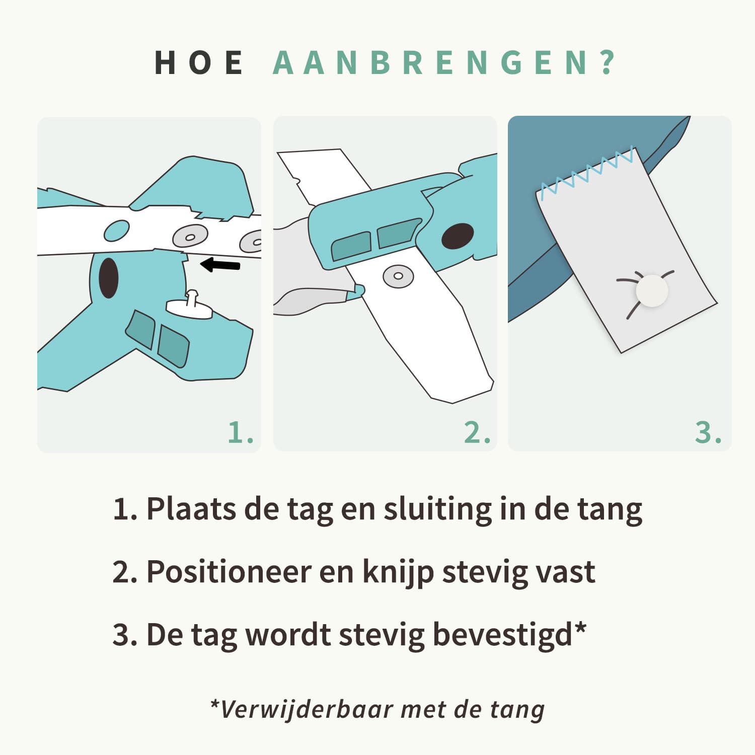 Kledingtag Set