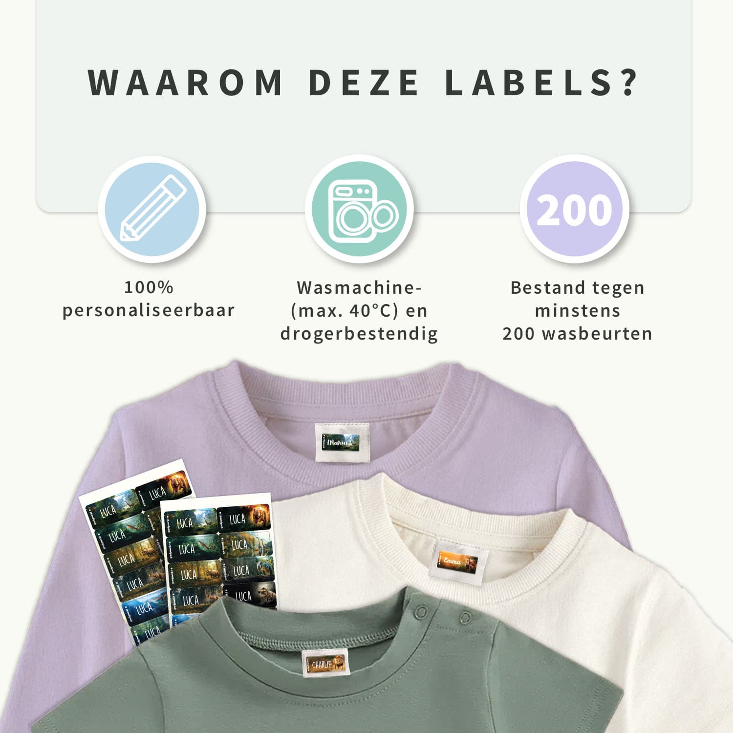 Real World Kledingstickers