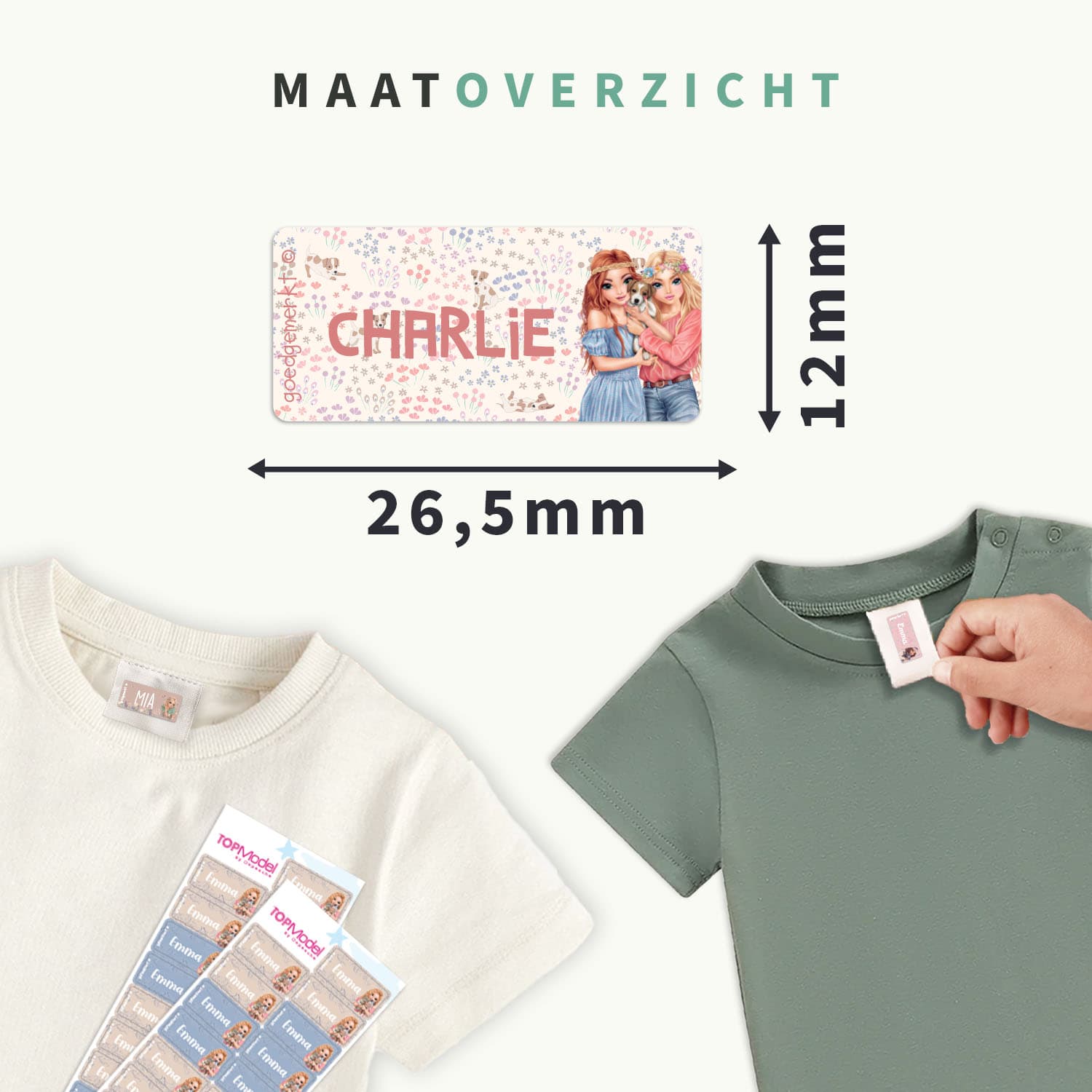 TOPModel Kledingstickers