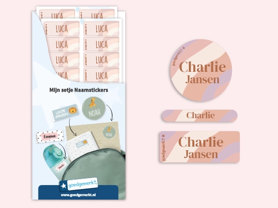 Naamsticker Voordeelset - Design