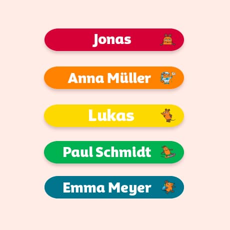 Die Maus Mini Aufkleber