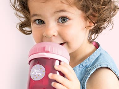 Ronde Design Naamstickers met Goud