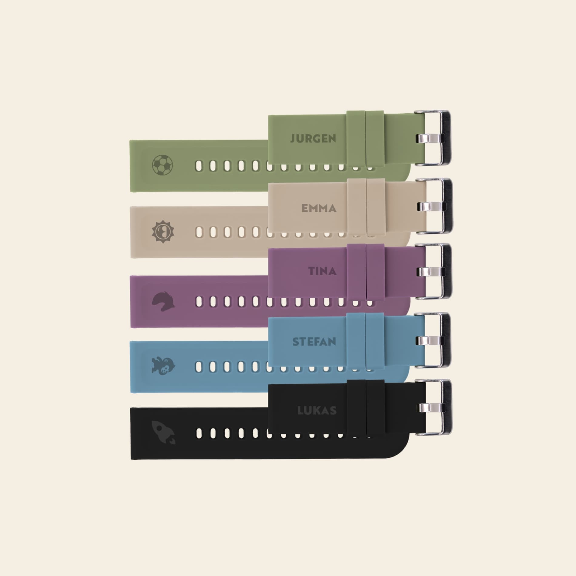 Gepersonaliseerd horlogebandje voor GPS-horloge