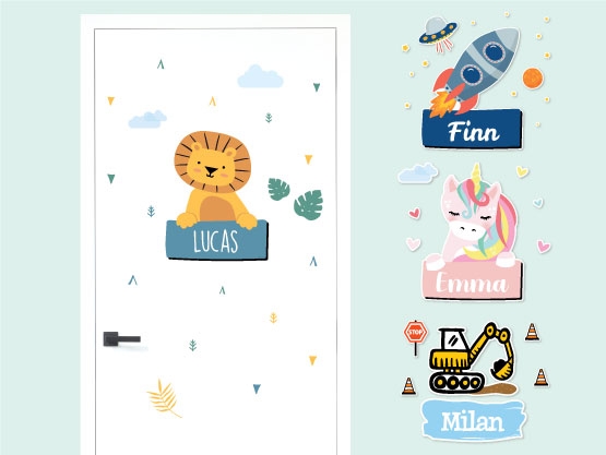 Thema Deurstickers