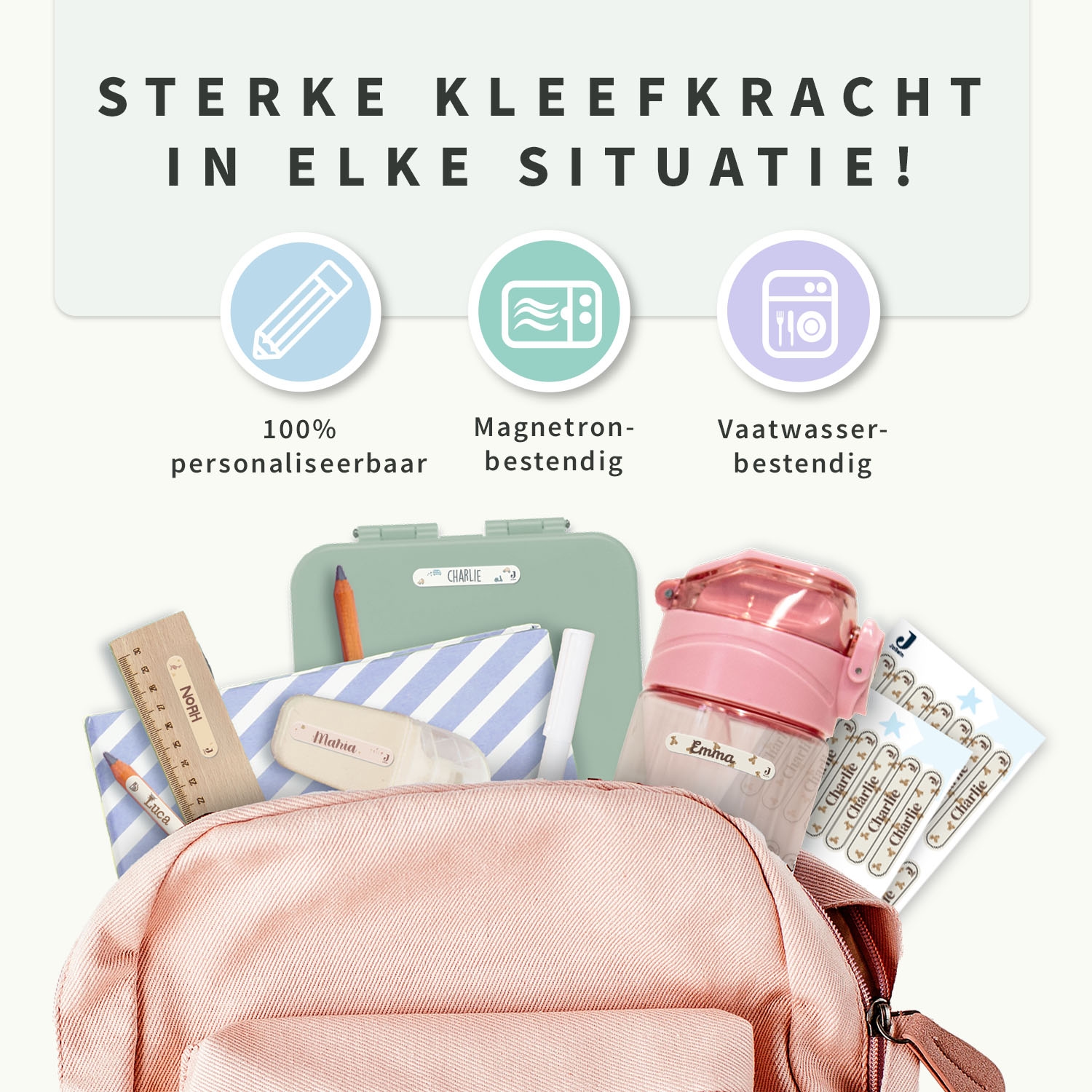 Mini Naamstickers - Jollein