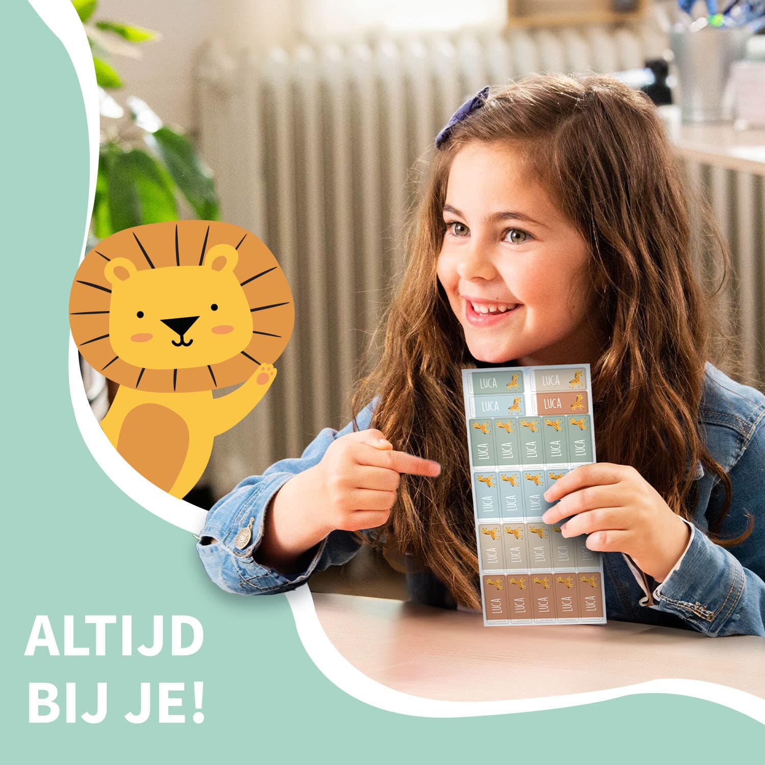 Kleine Thema Naamstickers