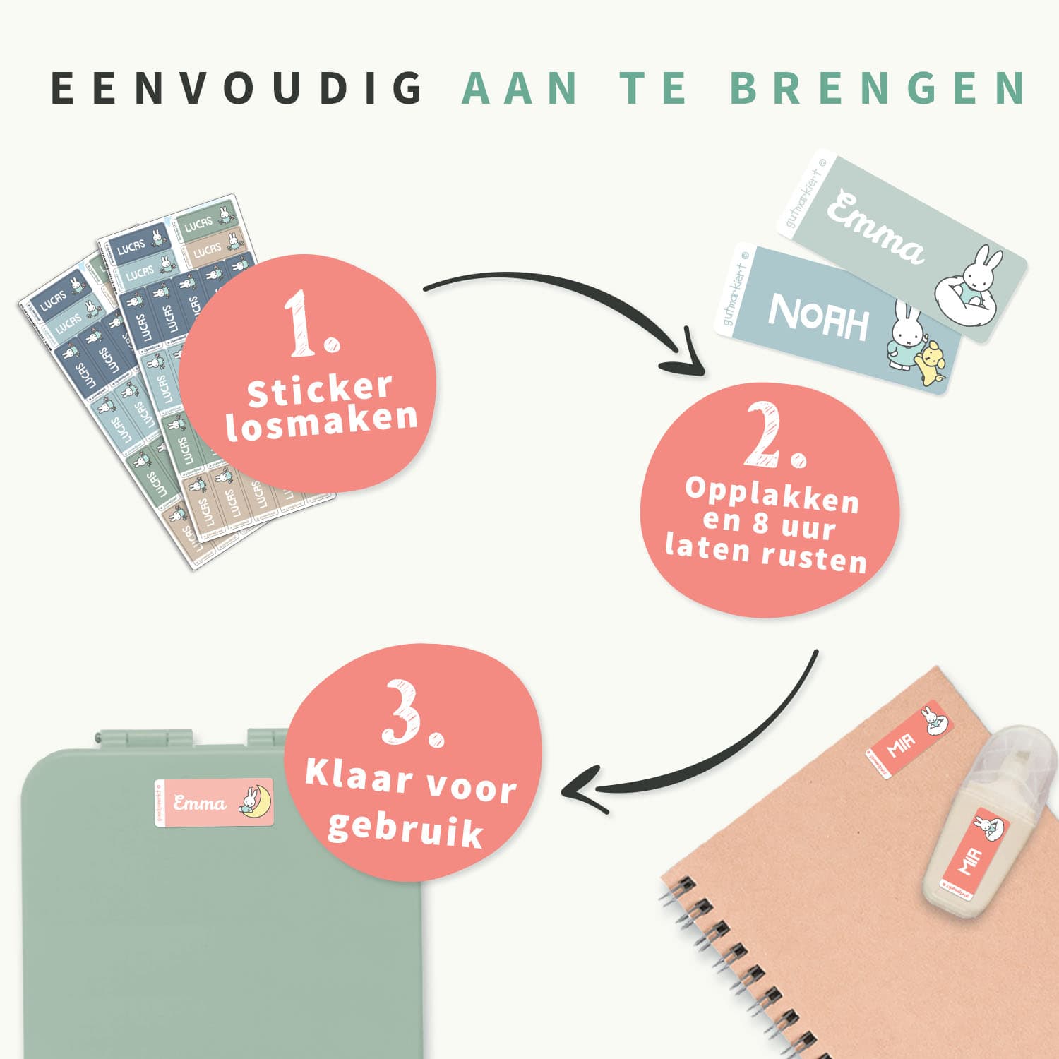 Nijntje Naamstickers