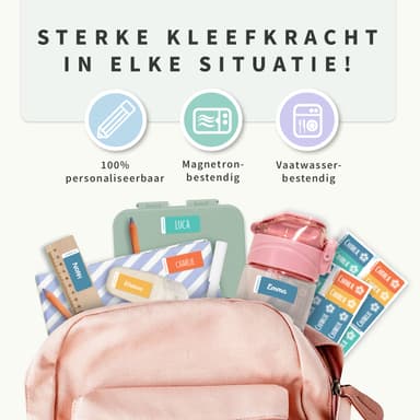 Kleine Naamstickers