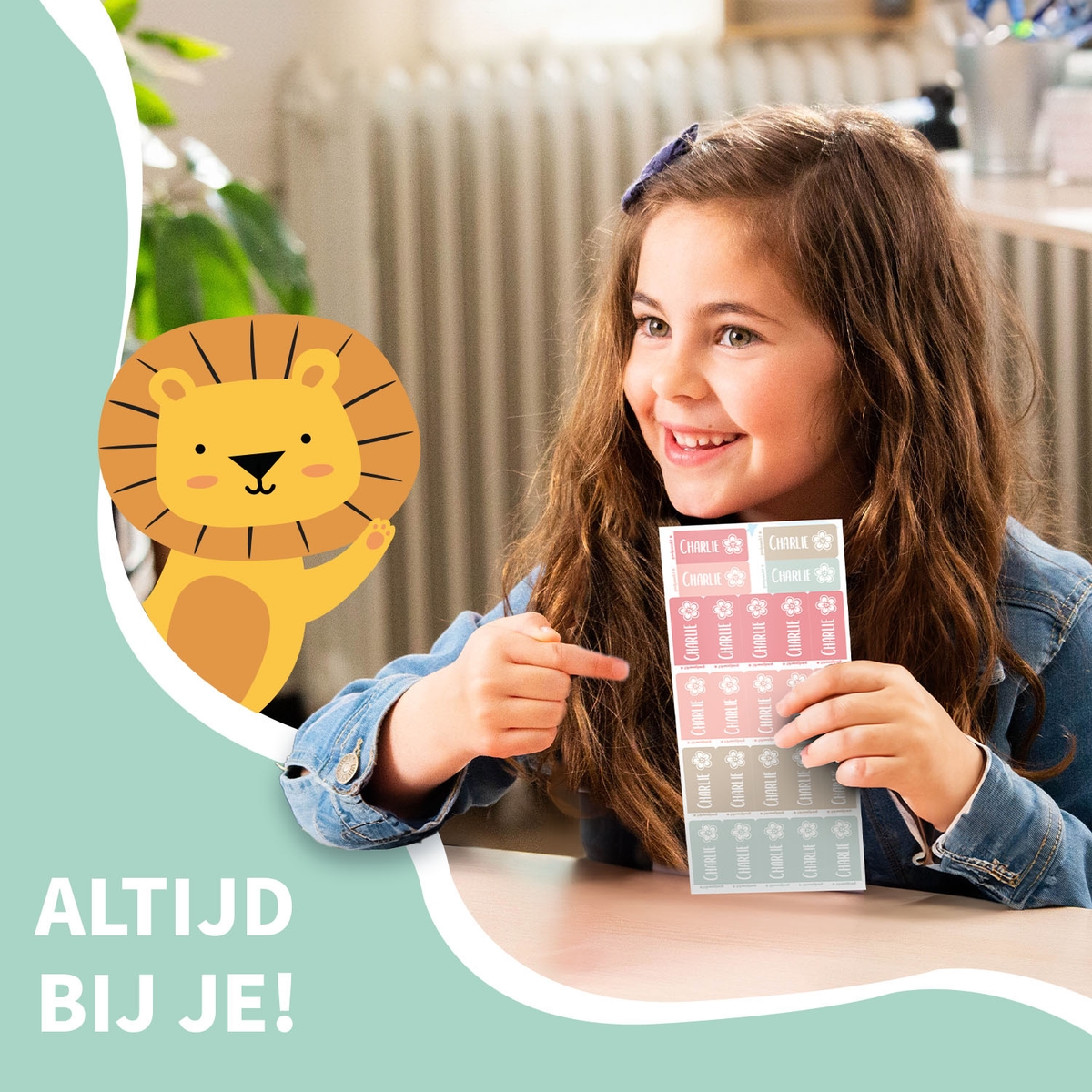 Kleine Naamstickers