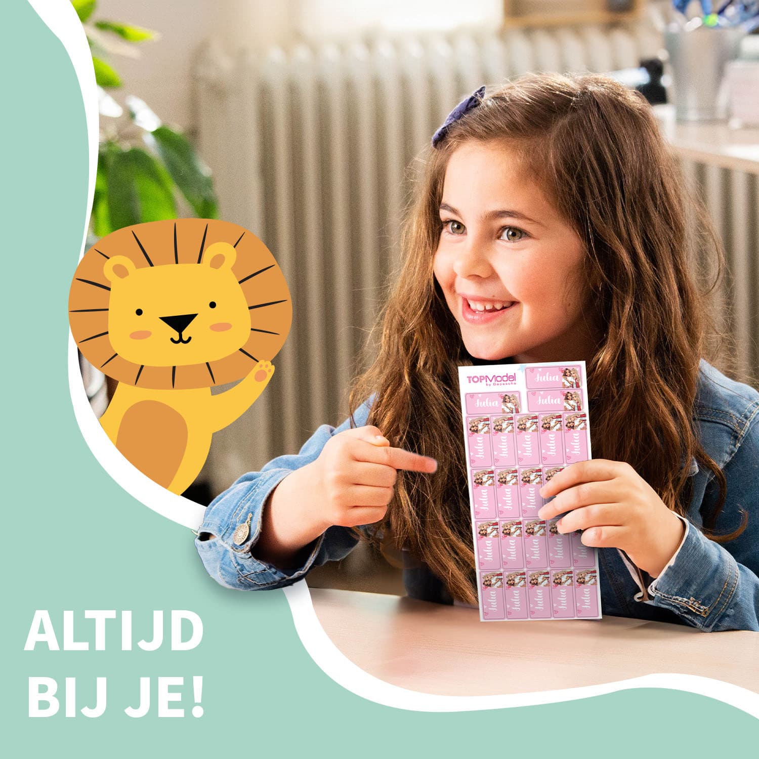 TOPModel Kleine Naamstickers